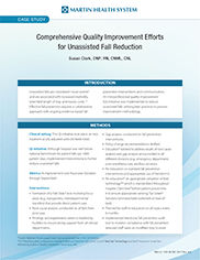 Comprehensive Quality Improvement Efforts for Unassisted Fall Reduction